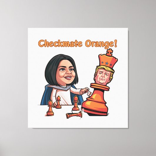De nederlaag van de Oranje koning Canvas Afdruk (Voorkant)
