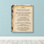 De nederlaag van Kahlil Gibran Canvas Afdruk (Insitu (Houten vloer))
