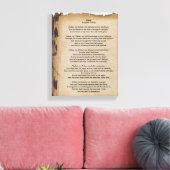 De nederlaag van Kahlil Gibran Canvas Afdruk (Insitu (Woonkamer))