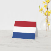 De Nederlandse vlag Kaart (Gele Bloem)