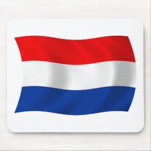 De Nederlandse vlag Mousepad Muismat