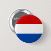 De Nederlandse vlag Ronde Button 5,7 Cm (Voorkant /achterkant)