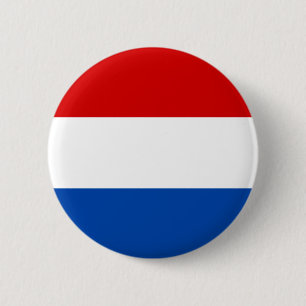 De Nederlandse vlag Ronde Button 5,7 Cm