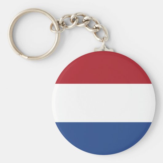 De Nederlandse vlag Sleutelhanger (Voorkant)
