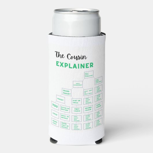 De neef Explainer Slim Koelbox (Seltzer Voorkant)