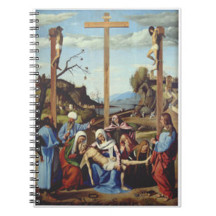 De neerlegging van Jezus Christus Heilige Icoon Ku Notitieboek