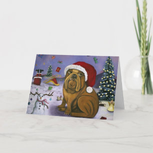 De Neerstorting van Kerstmis Feestdagen Kaart