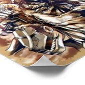 De negen Titans vallen Titan aan Poster (Hoek)