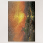 De negende golf Ivan Aivasovsky zee storm levendig Legpuzzel (Verticaal)