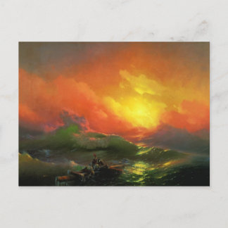 De negende golf van Aivazovsky Ivan Briefkaart