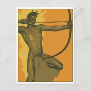 De negende pijl van Fritz Erler Briefkaart