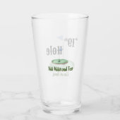 De negentiende hole Glass Cup Glas (Achterkant)