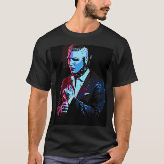 De Neon Demon Chris Motionless Vector Versie T-shirt