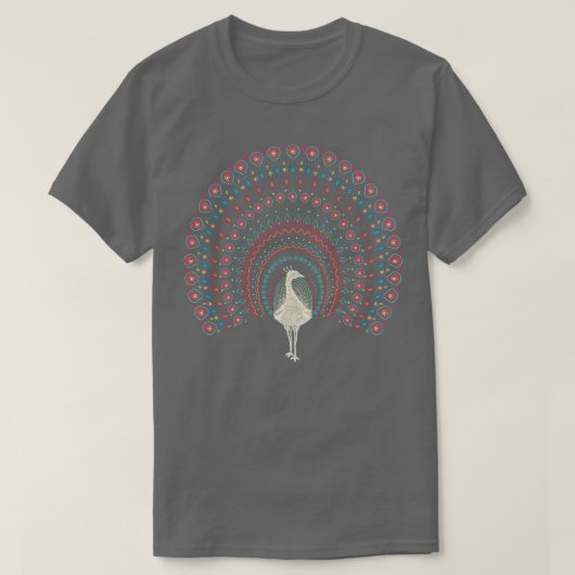 De Neon Peacock T-shirt (Design voorkant)