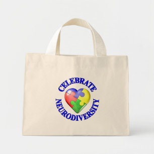 De neurodiversiteit vieren mini tote bag