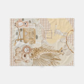 De Neursery Room Fleece Deken (Voorkant (Horizontaal))