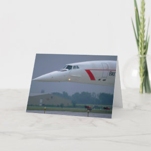 De neus van de naald van British Airways Concorde Kaart