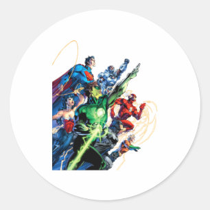 De New 52 Cover 1 3e afdruk _1  Ronde Sticker