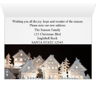 De New Home Maisons de Noël illuminées