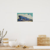 De New Jersey Central Blue Comet Train Poster (Keuken)