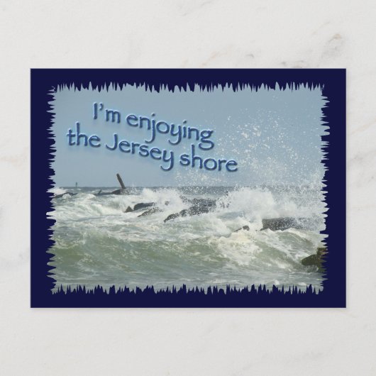 De New Jersey Shore Briefkaart (Voorkant)