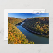 De New River Gorge in Hawks Nest State Park Briefkaart (Voorkant / Achterkant)