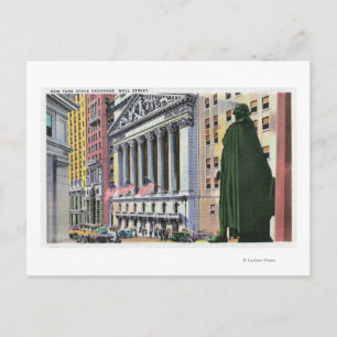 De New York Stock Exchange Bldg Briefkaart