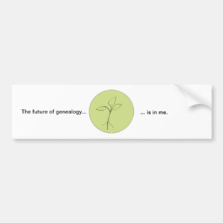 De NextGen Future/Vorige Bumpersticker