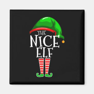 De Nice Elf Group Matching Family Kerstmis Magneet