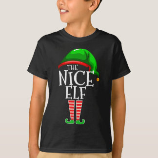 De Nice Elf Group Matching Family Kerstmis T-shirt