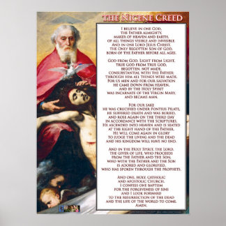 De Nicene Creed Poster