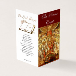 De Nicene Creed - Prayer Card Visitekaartjes