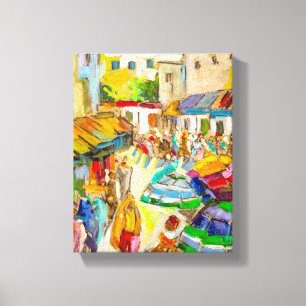 De niche canvas afdruk