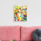 De Niche Canvas Afdruk (Insitu (Woonkamer))