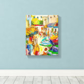 De Niche Canvas Afdruk (Insitu (Houten vloer))