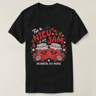 De NICU is mijn jam neonatale eenheid aardbei T-shirt