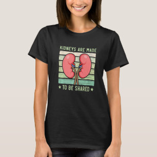 De nier wordt gemaakt om te worden gedeeld orgaand t-shirt
