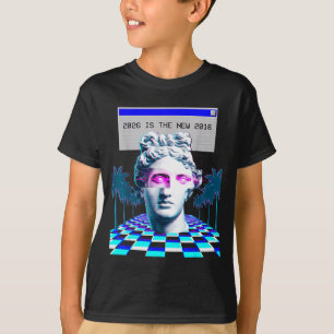 De Nieuwe 2016 Vaporwave Glitch Beeld Esthetiek T-shirt