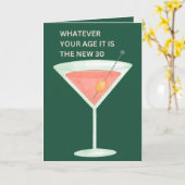 De nieuwe 30 | Funny Birthday Kaart (Gele Bloem)