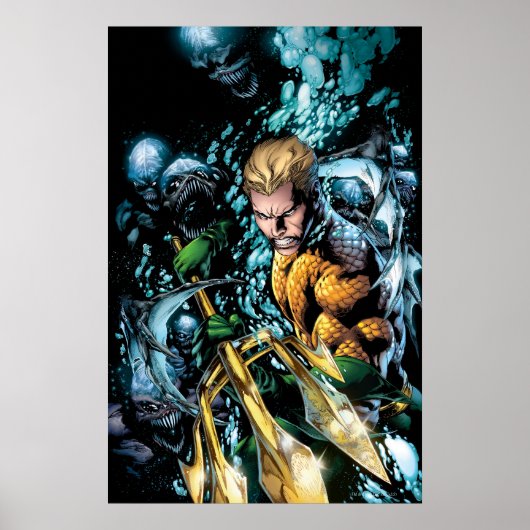 De nieuwe 52 - Aquaman #1 Poster (Voorkant)