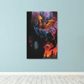 De nieuwe 52 - Batman en Robin #1 Canvas Afdruk (Insitu (Houten vloer))