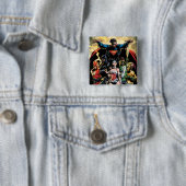 De nieuwe 52 Hoesje #1 Afvinkvariant Vierkante Button 5,1 Cm (In situ)