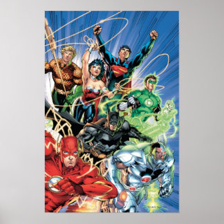 De nieuwe 52 - Justice League #1 Poster