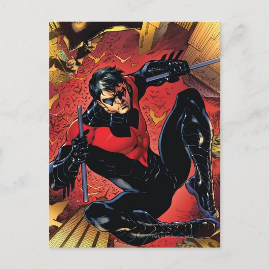 De nieuwe 52 - Nightwing #1 Briefkaart (Voorkant)