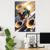 De nieuwe 52 - Supergirl #1 Poster (Thuiskantoor)