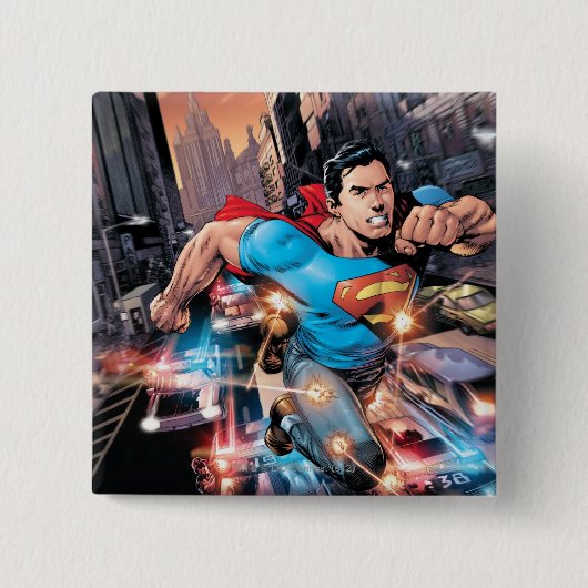 De nieuwe 52 - Superman #1 2 Vierkante Button 5,1 Cm (Voorkant)