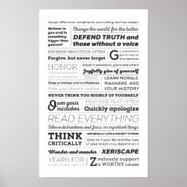 De nieuwe ABC van het Leven Poster