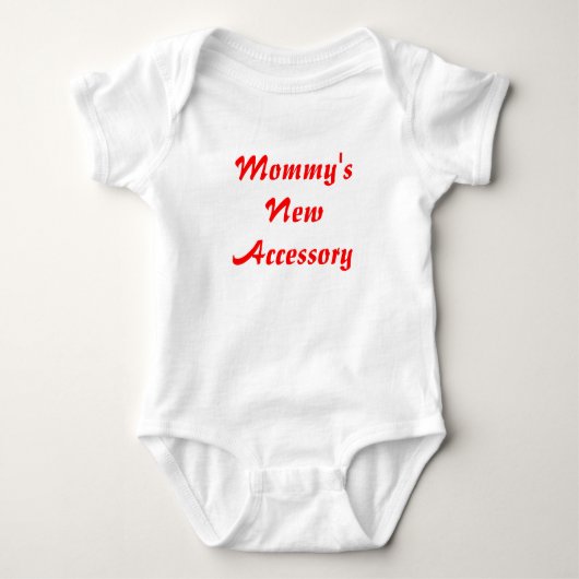 De nieuwe accessoire van mama romper (Voorkant)