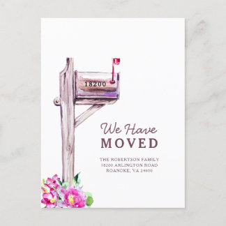 De nieuwe Brievenbus van de Waterverf van het Adre Aankondigingskaart