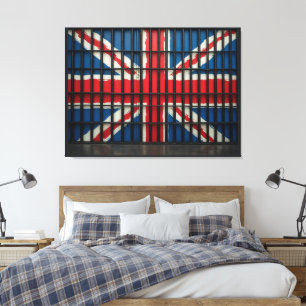 De nieuwe Britse canvas print